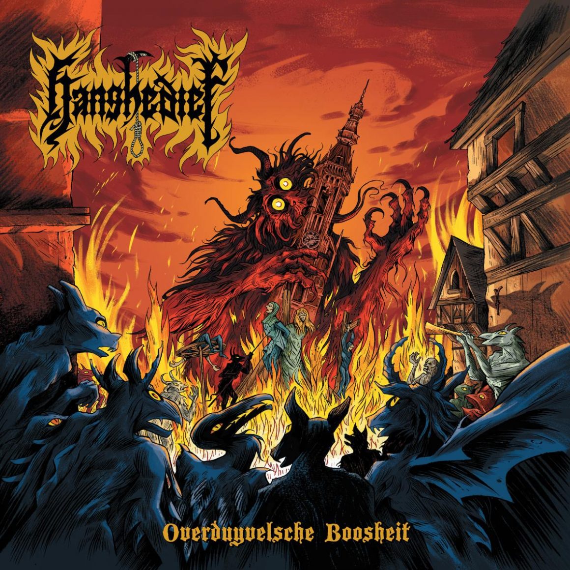 Hanghedief - Overduyvelsche Boosheit Album cover